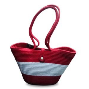 Cozy Clutch Red Handbag infographic